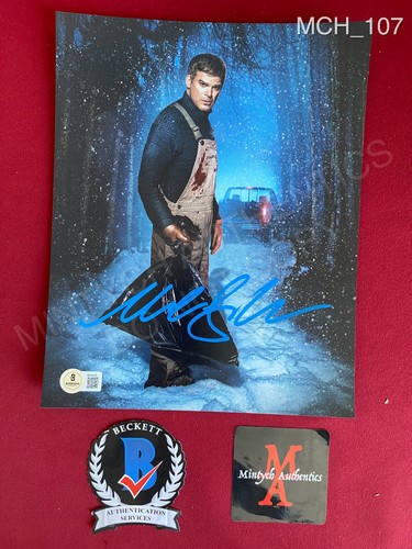 Michael C. Hall autographed signed Dexter 8x10 photo Dexter Morgan Beckett COA