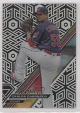 2017 Topps High Tek Pattern 2 Blackout Carlos Carrasco #HT-CC 03l6