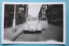 altes Foto - Auto - VW Käfer - mit Besatzungskennzeichen - Vintage