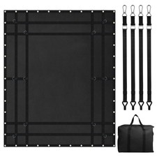 Uimoso Cargo Net Heavy Duty Cargo Net 96" x 81" Adjustable Buckles S-Hooks