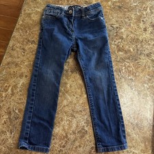 Mini Boden Skinny Jeans Girls 4Y Medium Wash Denim Adjustable Waist