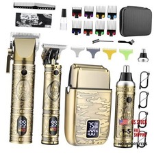 Hair Clippers for Men Professional, Beard Trimmer Kits  Sets, 740bronze