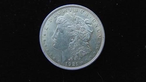 1921 P Morgan Silver Dollar $1 Choice BU Nice Detail Coin #111