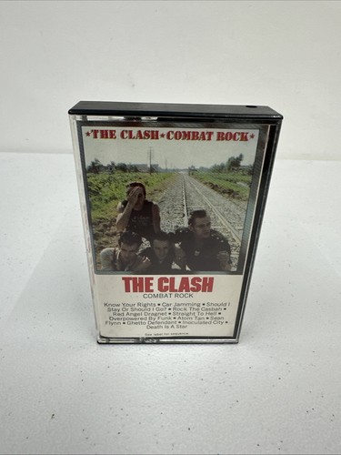 The Clash - Combat Rock 1982 Original Cassette Tape Epic