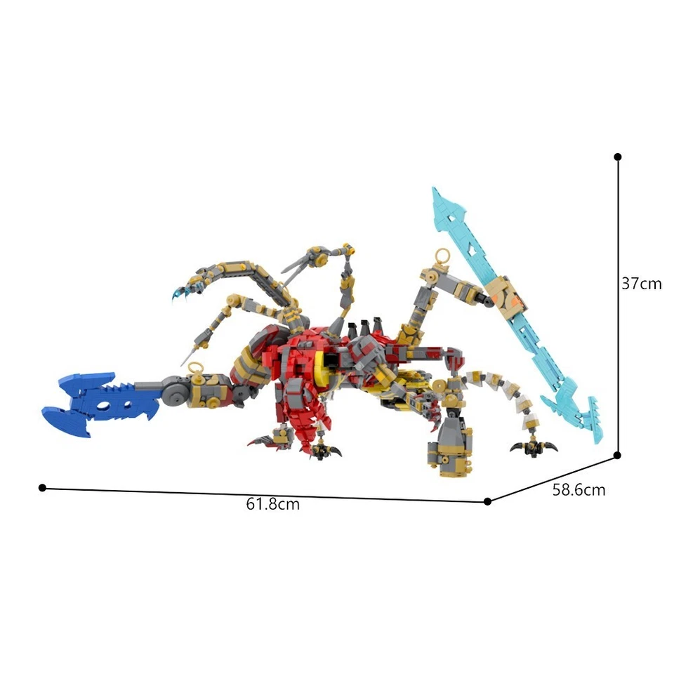 Calamity Mech Robot Building Blocks MOC Model Kit Bricks Toy Set for Kids - Image 2 of 4