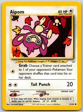 Aipom 41/64 Common Neo Revelation Pokemon Unlimited Lightly Played