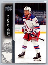 Alexis Lafreniere 123 2021-22 Upper Deck New York Rangers Card