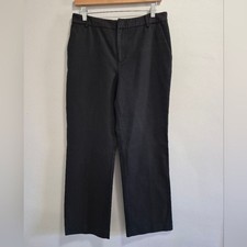 Lauren Ralph Lauren Black Basic Trousers Dress Pants Flat Front Size 8