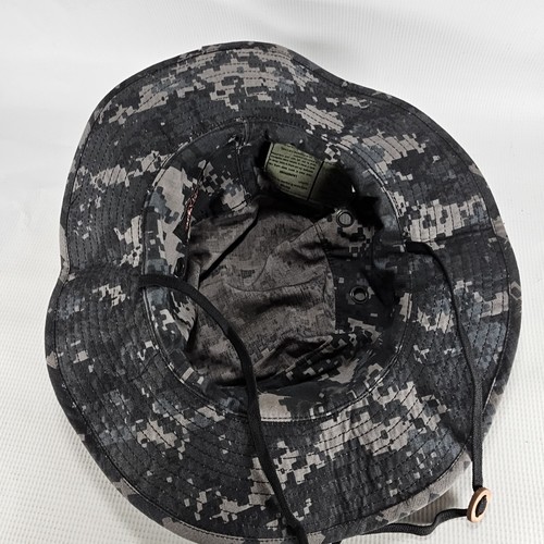 Neu grau Militär Digital Camouflage Buschhut heißes Wetter Sonne Dschungel Hut Gr. 7 1/4 - Bild 4 von 6