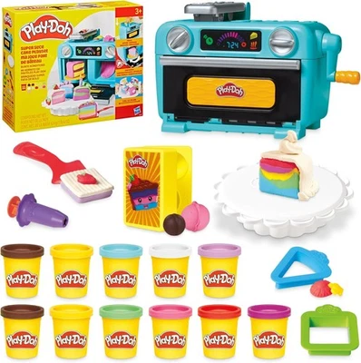 Play-Doh Bunte Konditorei SpielzeugOfen 11Dosen Knetset Kinder Ab4Jahren