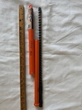 Lot of 2 Black & Decker 5/8” x 16” Spline Shank Drill Bit + Irwin 5/8” Auger Bit