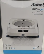 IROBOT BRAAVA JET M6 6110 ULTIMATE ROBOT MOP WI-FI CONNECTED - WHITE
