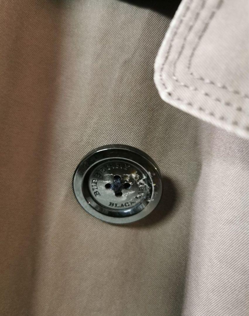 Burberry Black Label Plain Coat Long-sleeves Brown Cotton Size S For Men thumbnail 5