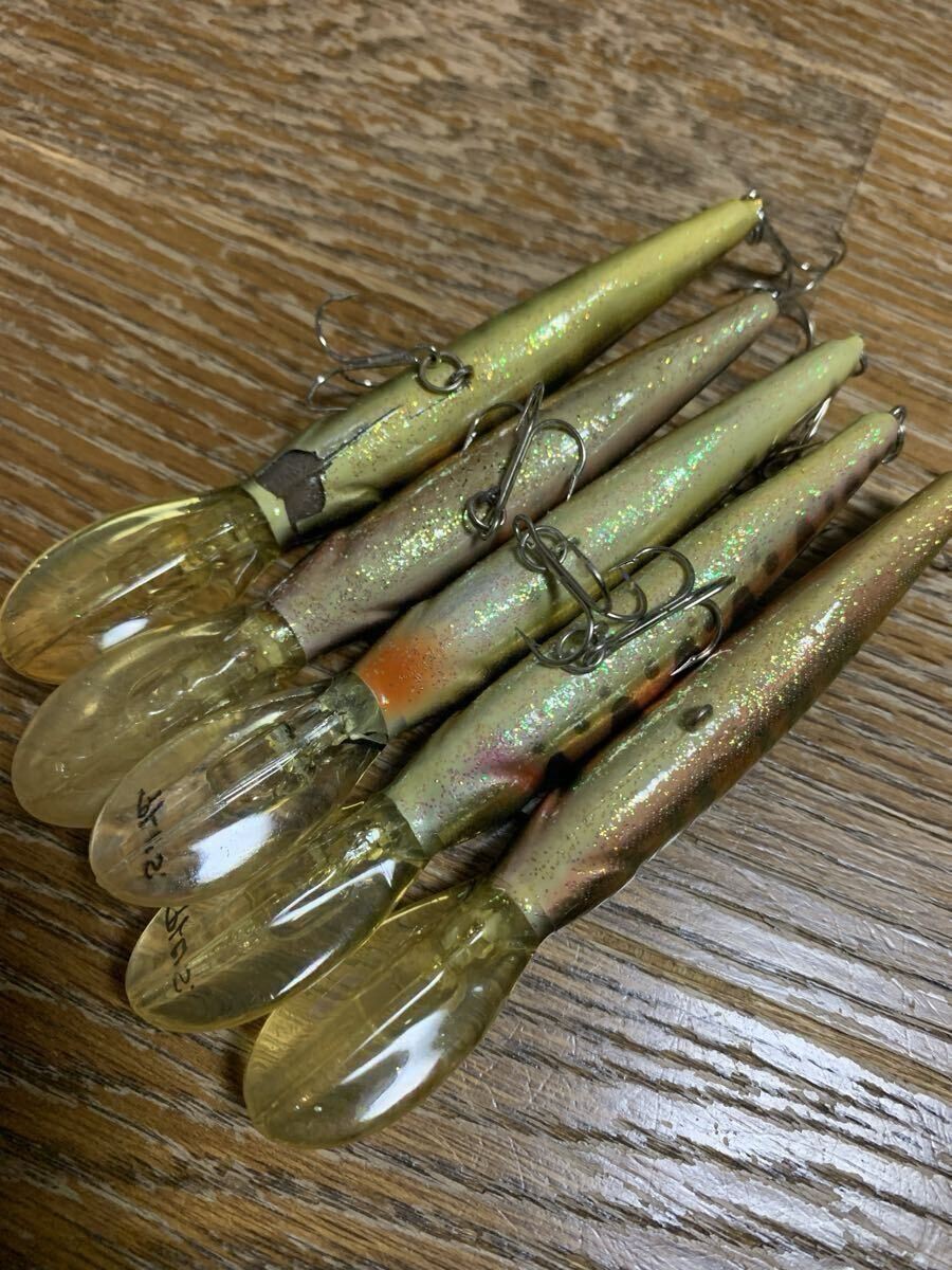 Old Megabass Lie-X (OLD MEGABASS LIE-X) Lie X (seal eye) set of 5. Jerkbait - Image 4