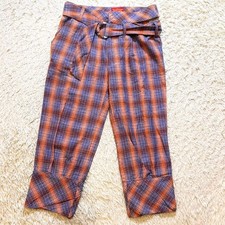 Super Rare Vivienne Westwood Checked Belted Deformed Pants