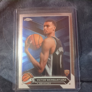 Victor Wembanyama 2023 Topps Chrome #1 Prism Refractor Price Victor Wembanyama 2023 Topps Chrome #1 Prism Refractor Price
