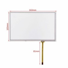 Touch Screen 164*103.5mm 4 Wires Digitizer Industrial 7.1 " Panel Glass