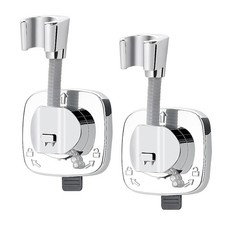 2pcs Adjustable Shower Head Holder with Strong Suction Cup, 360  Rotating Sho...