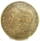1894-P Morgan Silver Dollar $1 Coin 1894. Certified CAC VF Details (CACG) - Rare