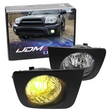 Clear Lens Fog Lamp Kit W Yellow Led Replacement Bulbs For Toyota 06-09 4runner Clear Lens Fog Lamp Kit W Yellow Led Replacement Bulbs For Toyota 06-09 4runner