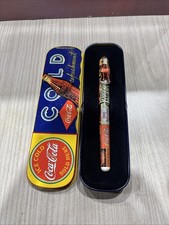 1990's VTG Coca Cola Collectible Pen with Tin Case "Ice Cold" - Read for Details