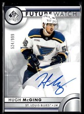 2023-24 SP Authentic Future Watch AUTO Rookie Hugh McGing /999