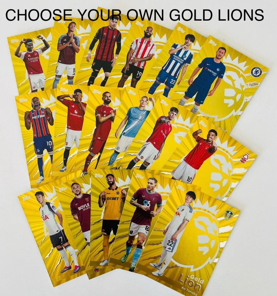 TOPPS Premier League 2026 Chrome King - Choose Your Own Chrome Kings & Gold Lion - Image 3 of 3