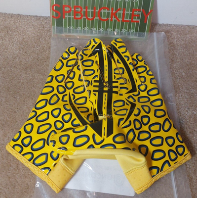 ADIDAS ADIZERO 11 NFL JALEN RAMSEY PLAYER ISSUED FOOTBALL GLOVES