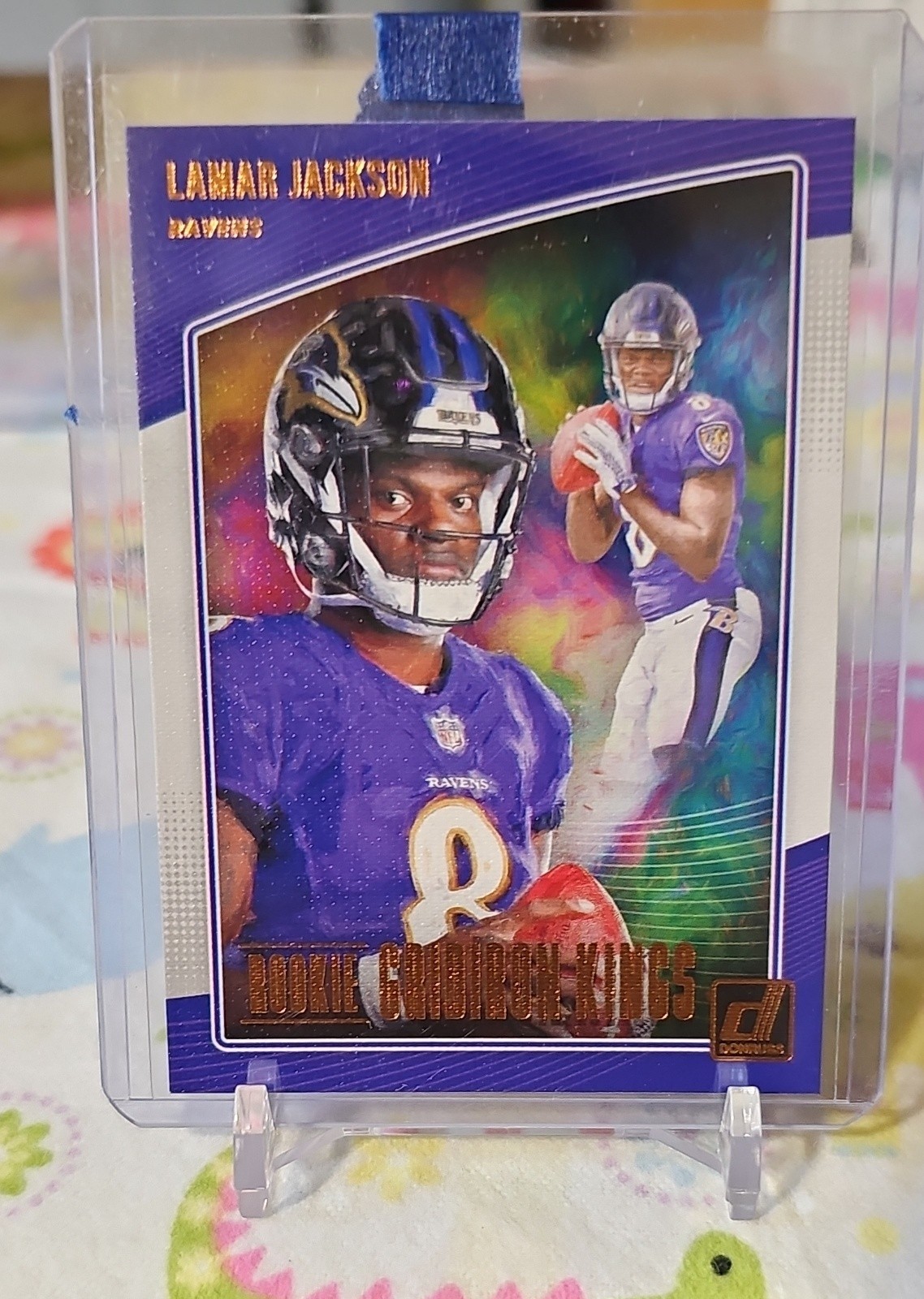 Lamar Jackson Panini Donruss Rookie Gridiron Kings #RGK17 Base