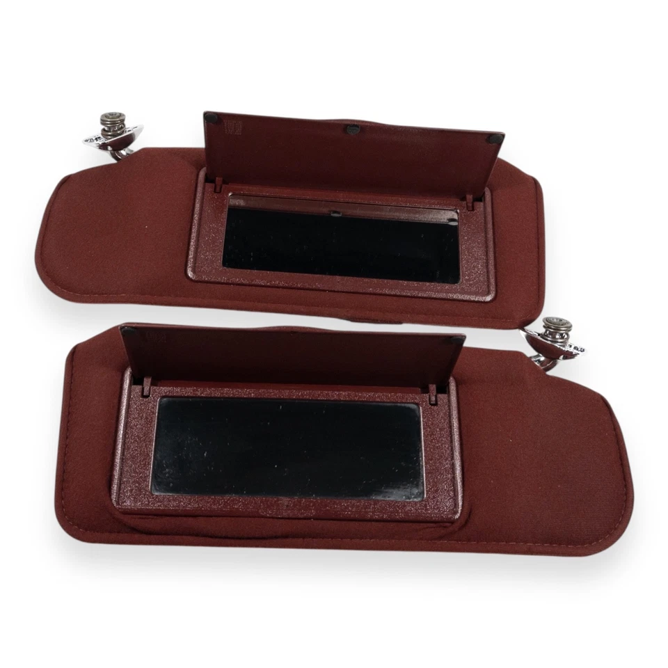 1991 年别克 Century 发球杆和乘客侧遮阳板一对红色布 — 第 4/4 张图片