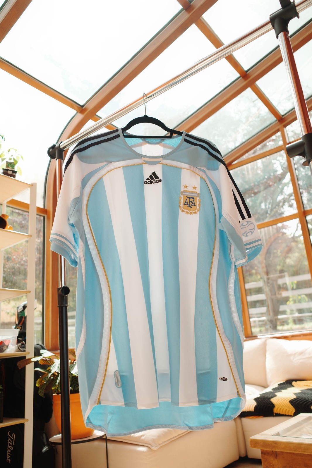 Adidas Argentina Home Jersey 2006 Large