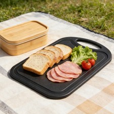 6-teiliges Schneidebrett-Set 25 x 16 cm PP-Material mit Saftrille für die Lebensmittelzubereitung