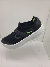 Oofos Oomg Fibre Low Recovery Sneakers Comfort Black & White Men's Size 12