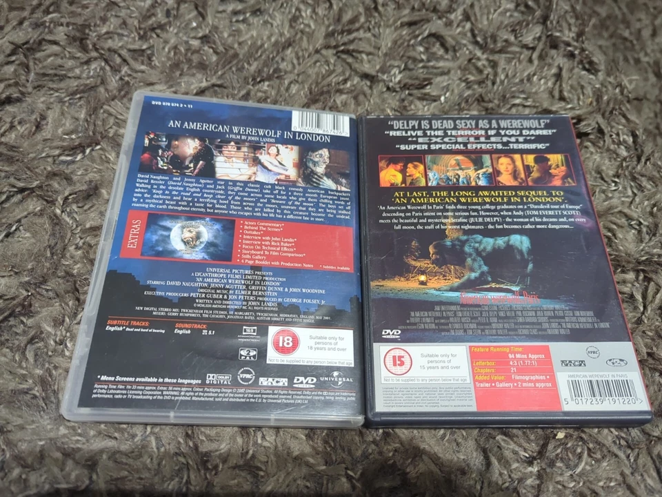 An American Werewolf In London/ An American Werewolf In Paris (DVD) 2 Movies - Image 2 of 3