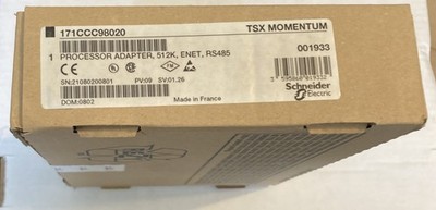 Schneider Electric TSX MOMENTUM 171CCC98020 Processor Adapter 512K enet RS485