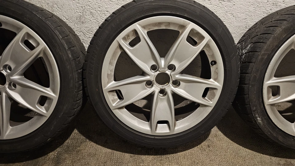 Audi A3 8P 8PA S-Line Radsatz Felgen Alufelgen 7.5x17 ET56 komplett 8P0601025Q - Bild 3 von 4