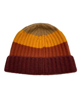 LORO PIANA Baby Cashmere Knit Hat Brown x Orange | eBay
