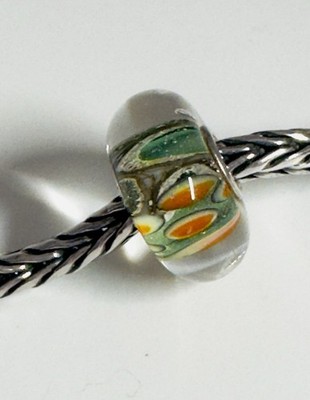 Trollbeads Summer  Coral Reef Beach Unique #1- Retired