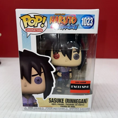 Funko Pop! Naruto Shippuden Sasuke Rinnegan #1023 (AAA Anime) Exclusive