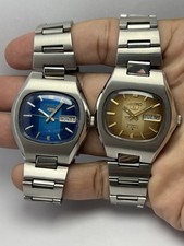 Vintage Seiko 5 Automatic 6319-5010   Classic Japanese Time pieces Pair 