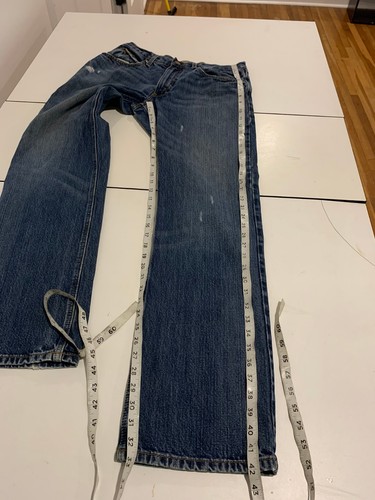 Ariat M4 Jeans 31x34 Loop Lock Relaxed Distressed Denim Workwear Western Rodeo - Picture 2 of 8