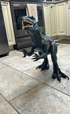 Large Dinosaurs Figure Toy Black/Gray Pretend Play Ages 3-7 2024