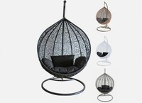 Rattan Egg Chair Swing Outdoor Garden Patio Hanging Wicker Hammock Pod Chair