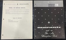 Marantz 120 Service Manual - Excellent Condition - NOT A COPY