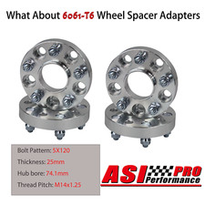 4x 25mm 5x120 Wheel Spacers Fits BMW X5 E70 2010+ Hubcentric 14x1.25