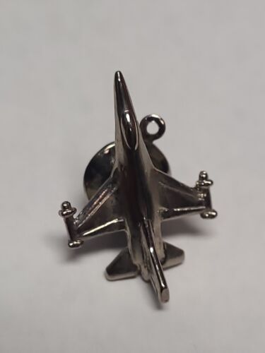 Vintage Pin Airplane Silvertone