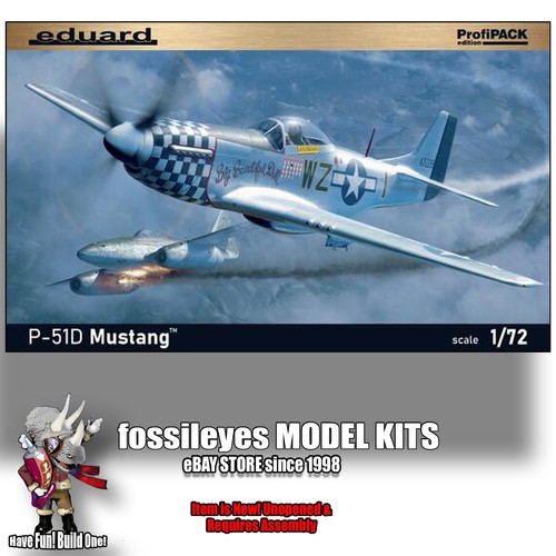 KIT PROFIPACK MUSTANG EDUARD 70173 1/72 NORTEAMERICANO P-51D - Imagen 4 de 4