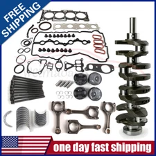 G4KJ 2.4L Rebuild Overhaul Gasket Kit /ConRods/Piston/Crankshaft For HYUNDAI KIA