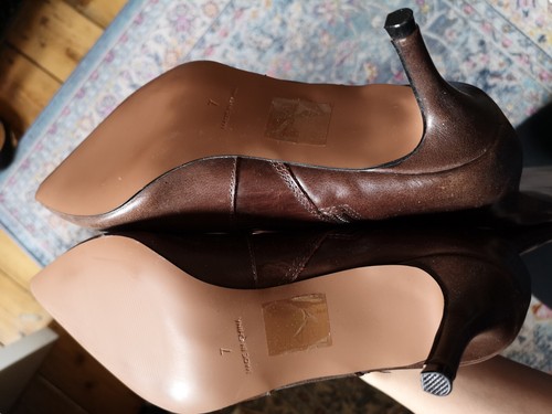 Urban Outfitters Brown Kitten Heel Boots Size 7 - Picture 2 of 3