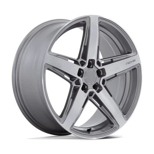 Niche 1PC M270 Teramo 20x9 5x112 25mm Anthracite Brushed Face Tint Clear Wheel - Image 2 of 2